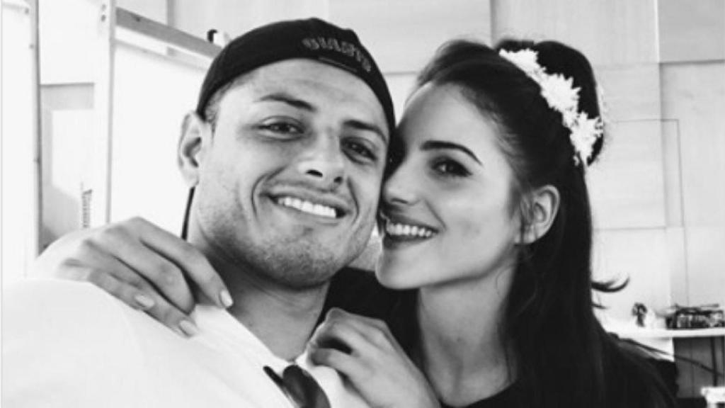 Chicharito y Andrea Duro. Foto. Instagram (@andreaduro)