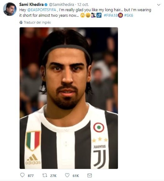Khedira critica al FIFA 18 y Pro Evolution Soccer le contesta