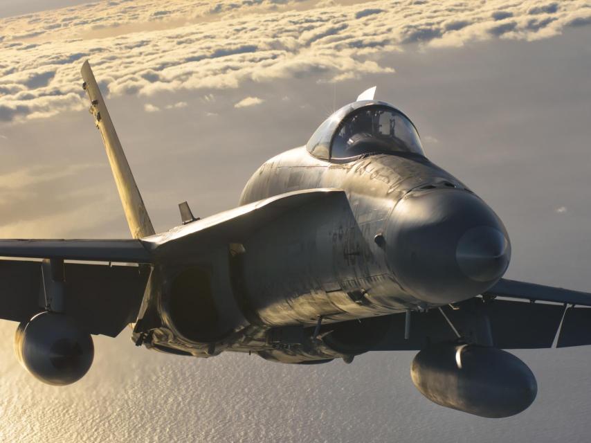 El F-18 entró en servicio en España en 1986