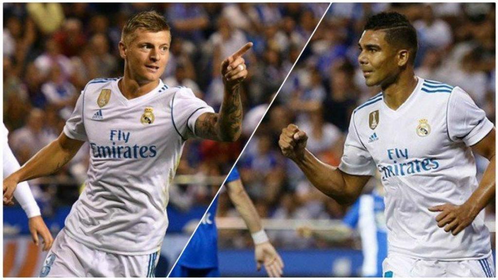 Kroos y Casemiro