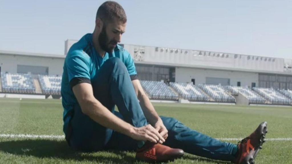Benzema, durante el episodio de European Nights de Adidas