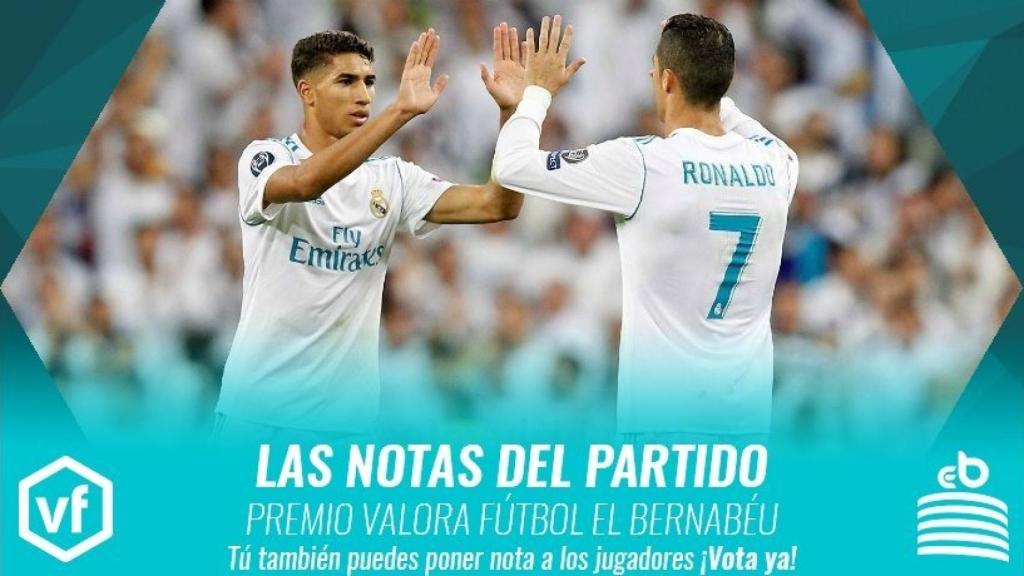 Las notas del Real Madrid - Tottenham de Champions League