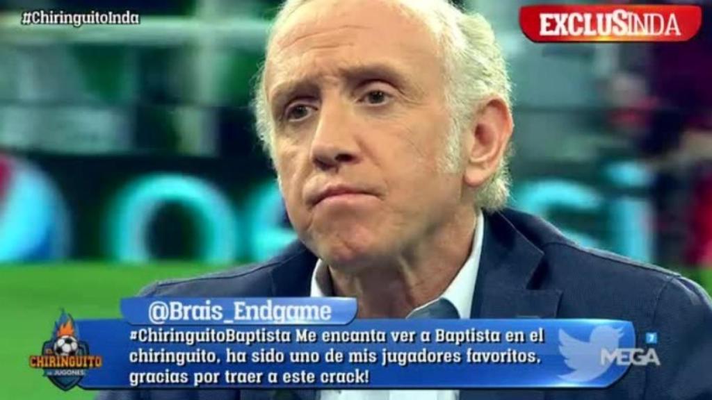 Inda confirma la ruptura del Barça en El Chiringuito. Foto: Twitter (@elchiringuitotv).