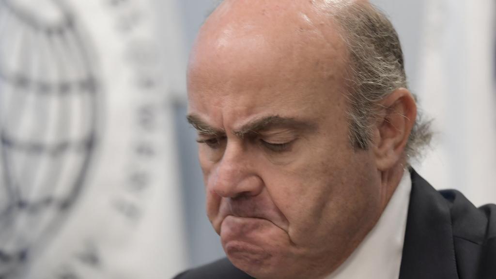 El ministro español de Economía, Industria y Competitividad, Luis de Guindos.