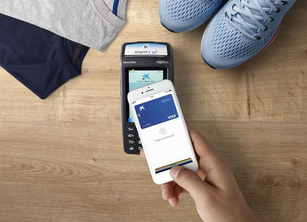 visa caixabank imaginbank apple pay iphone pagos moviles nfc