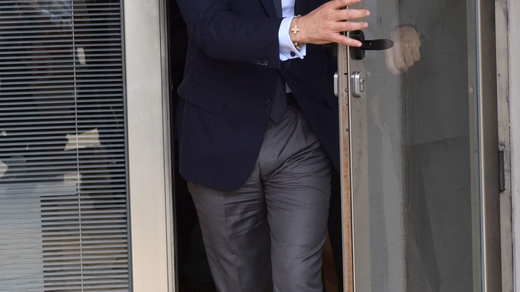 Ignacio González, a la llegada de uno de sus juicios.