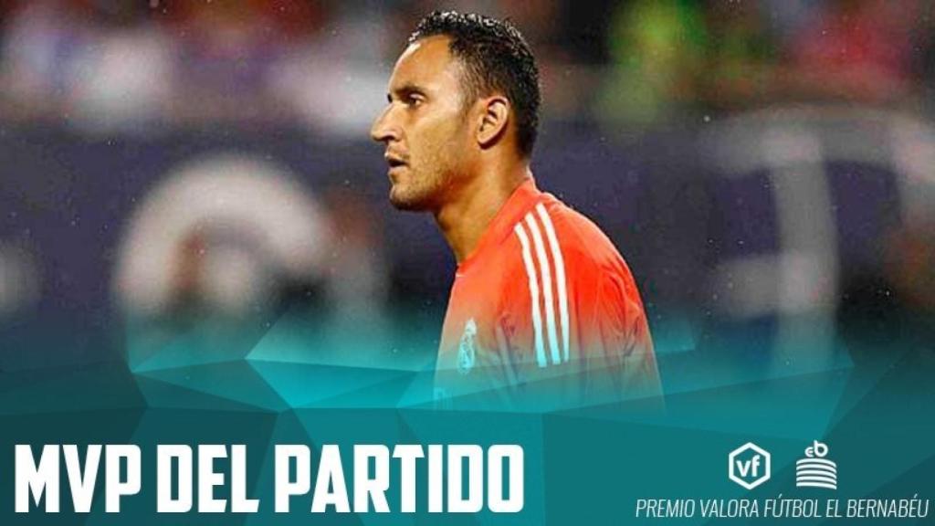 Keylor Navas, MVP del Real Madrid - Tottenham