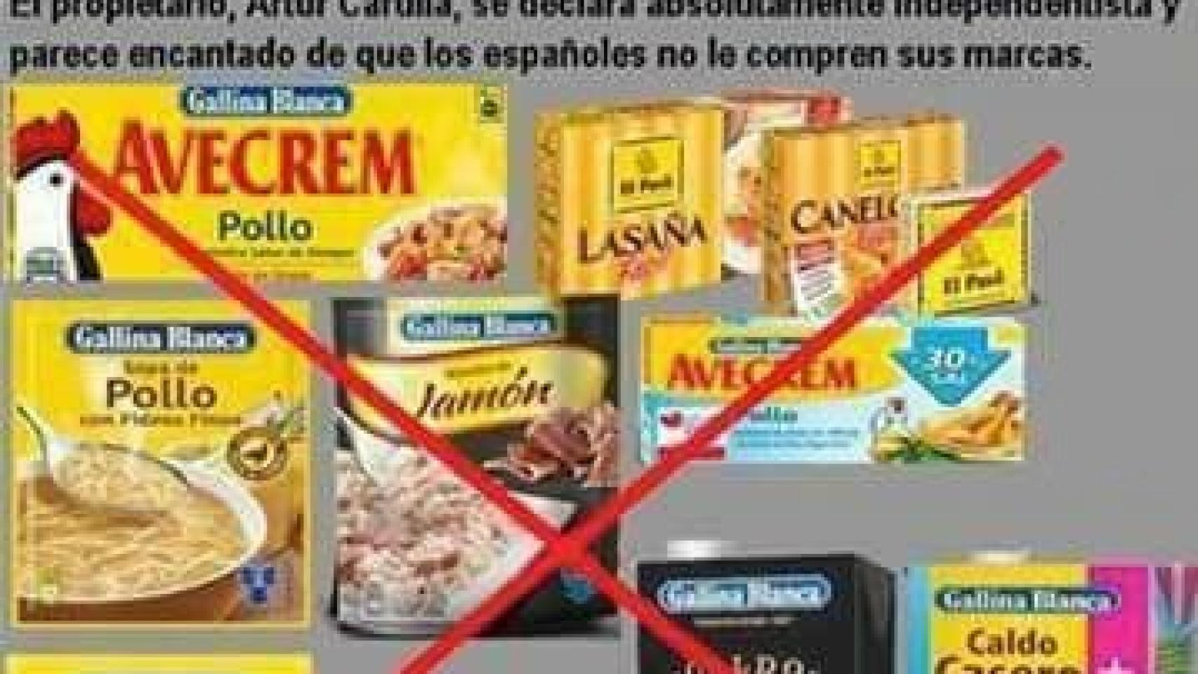 Por las redes sociales fluyen mensajes llamando al boicot.