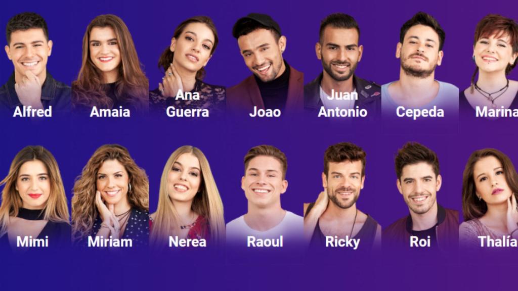 Concursantes de 'Operación Triunfo 2017'.