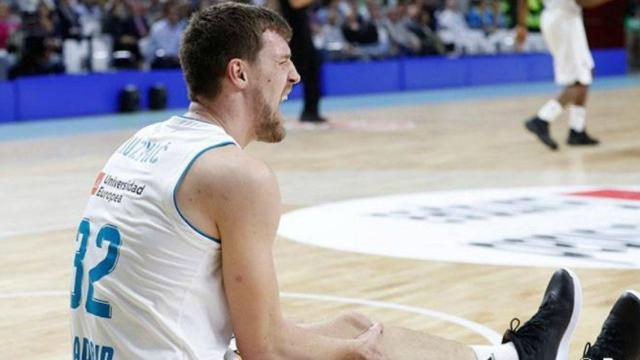 Kuzmic se lesiona ante el CSKA