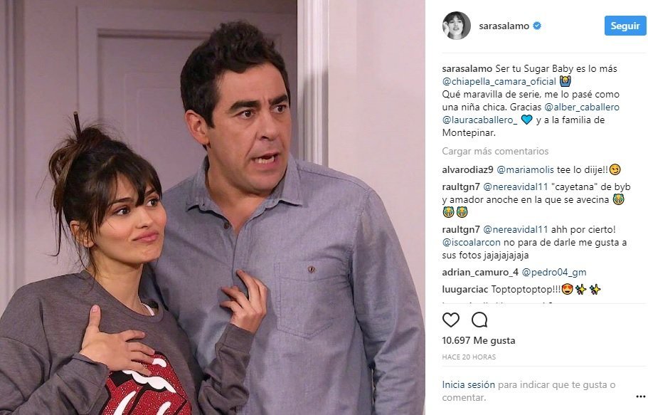 Sara Sálamo La que se avecina. Foto Instagram (@sarasalamo)