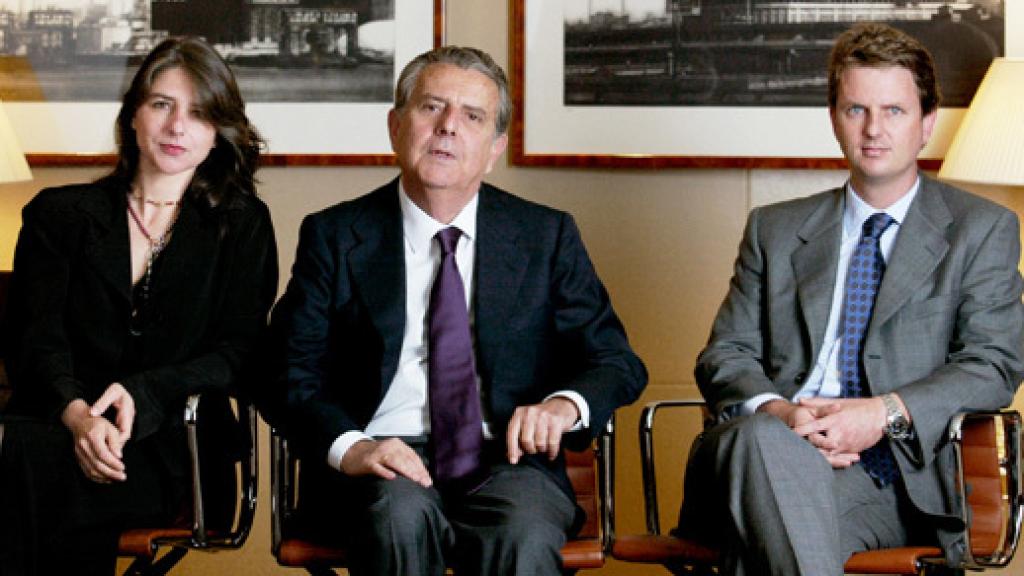 Javier Godó Muntañola y su hijo Carlos.