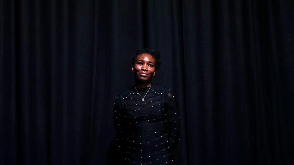 Venus, posando en la gala de la Copa de Maestras.