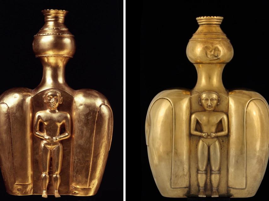 A la izquierda, la copia; a la derecha, el original.