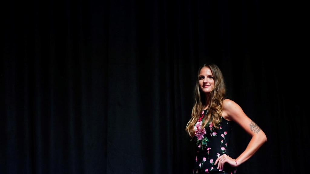 Pliskova, el viernes en la gala del torneo.