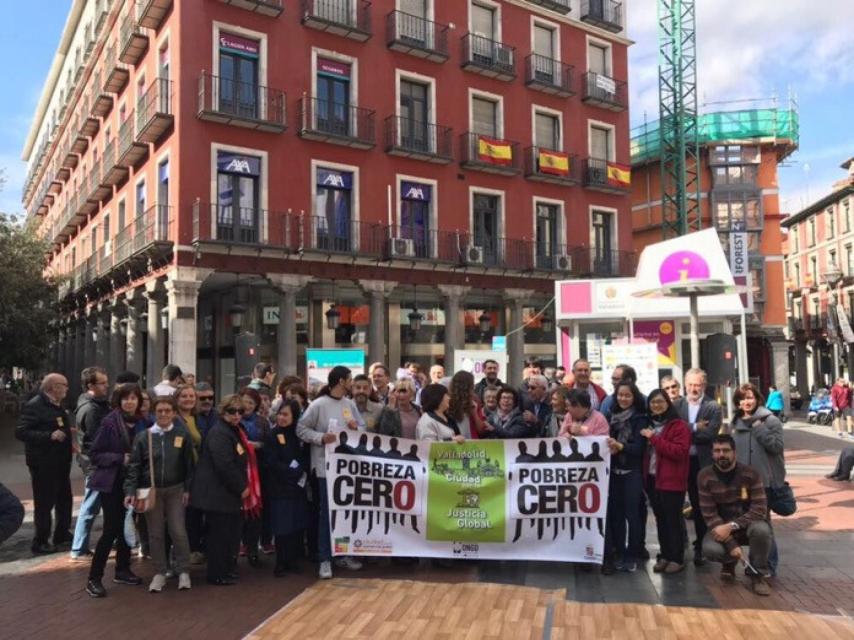 Concentración de la pobreza en Valladolid en una imagen de archivo