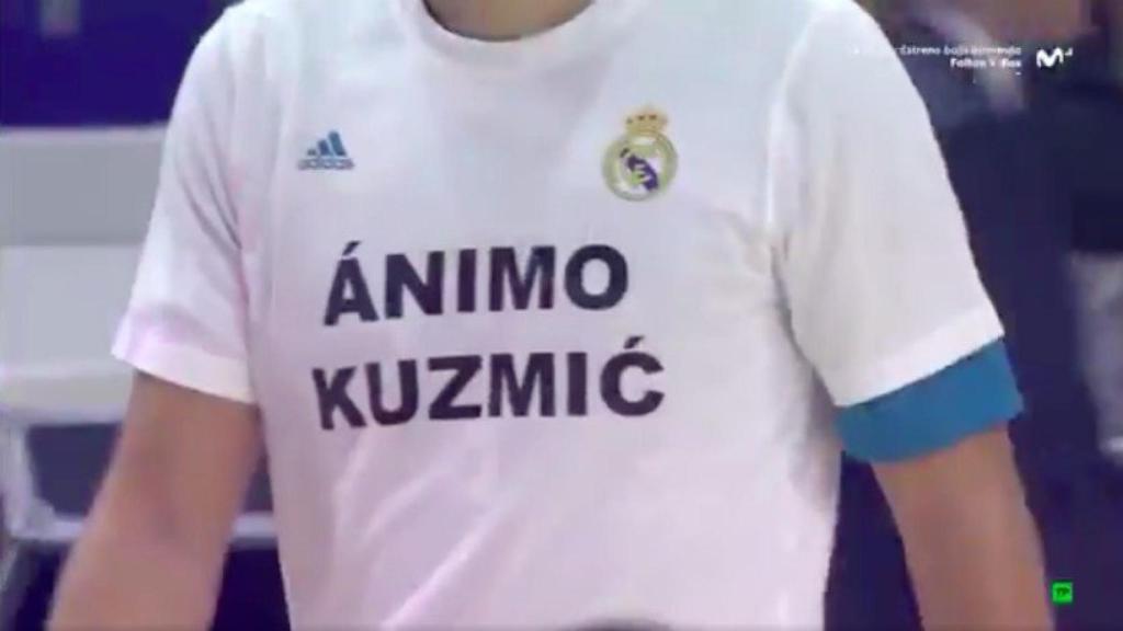 El Real Madrid manda ánimos a Kuzmic