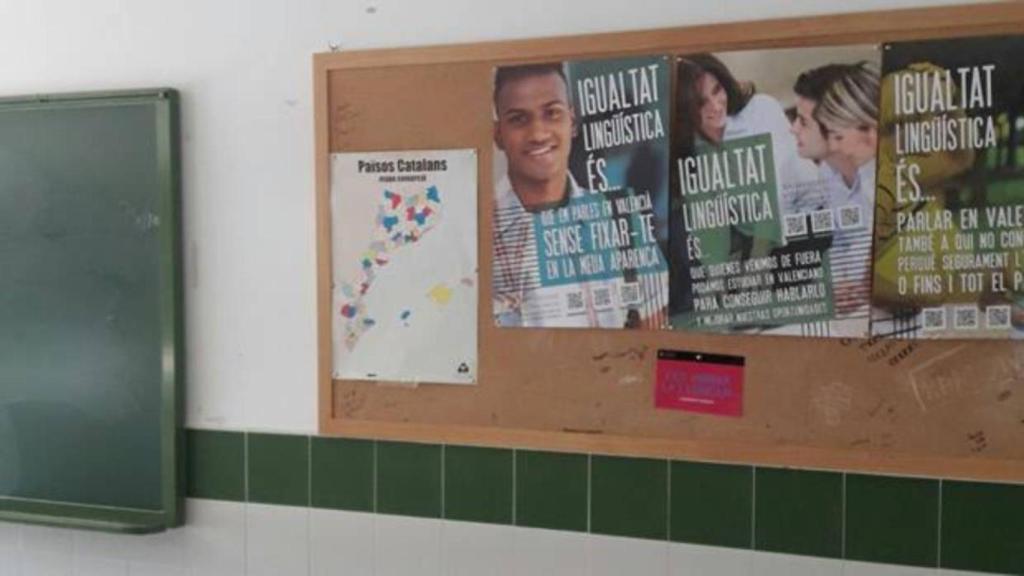 Imagen de un aula de Valencia.
