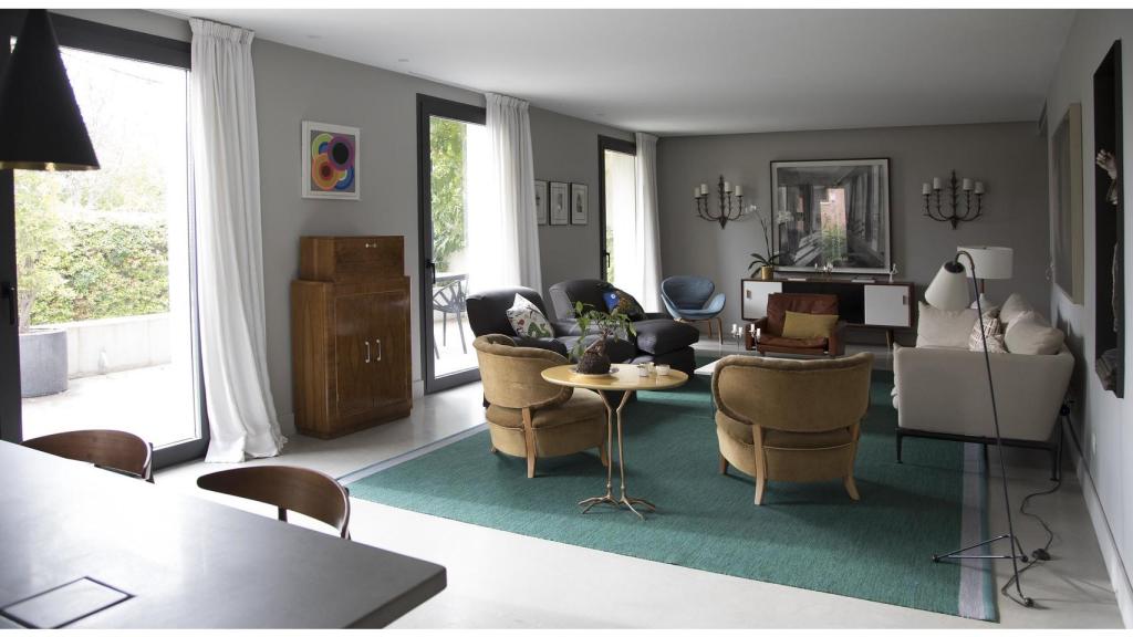 Vivienda proyectada por la arquitecta, en la que también se instaló la geotermia.