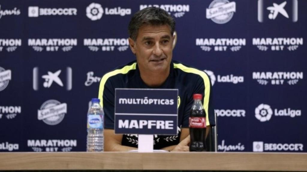 Michel en rueda de prensa. Foto: malagacf.com