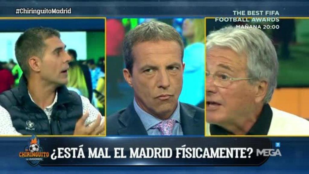 José Luis Sánchez defiende la planificación física del Real Madrid | Foto: Twitter (@elchiringuitotv)