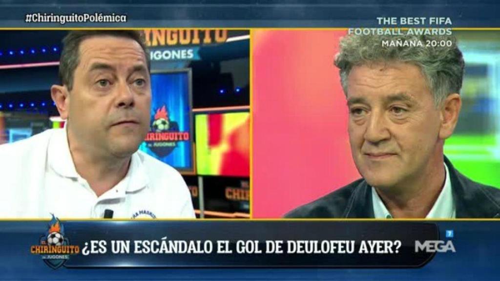 Tomás Roncero, en El Chiringuito