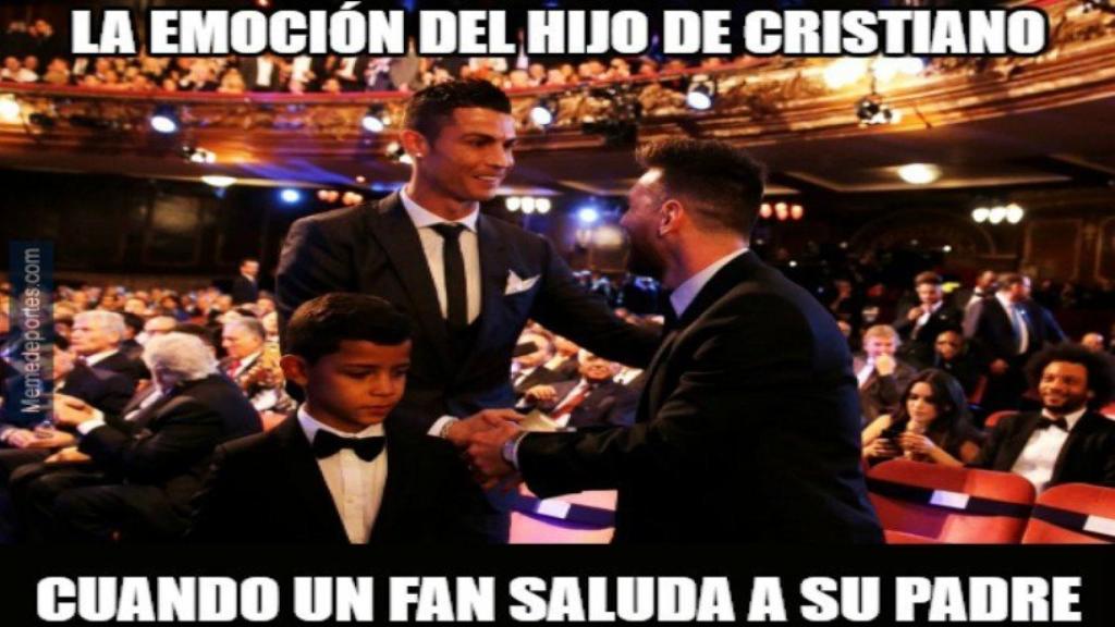Meme de la gala The Best. Foto: memedeportes.com