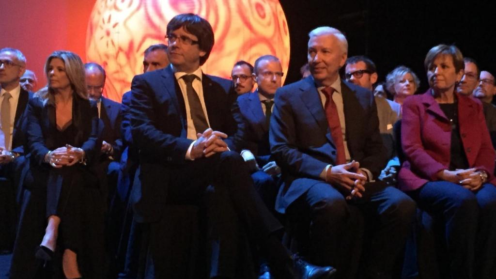 El presidente de la Generalitat, durante el evento.