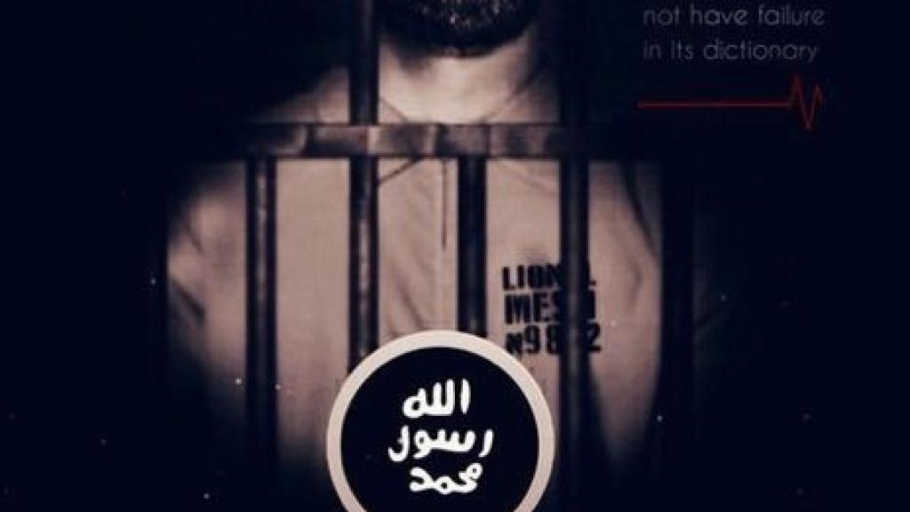 Cartel distribuido por el DAESH.