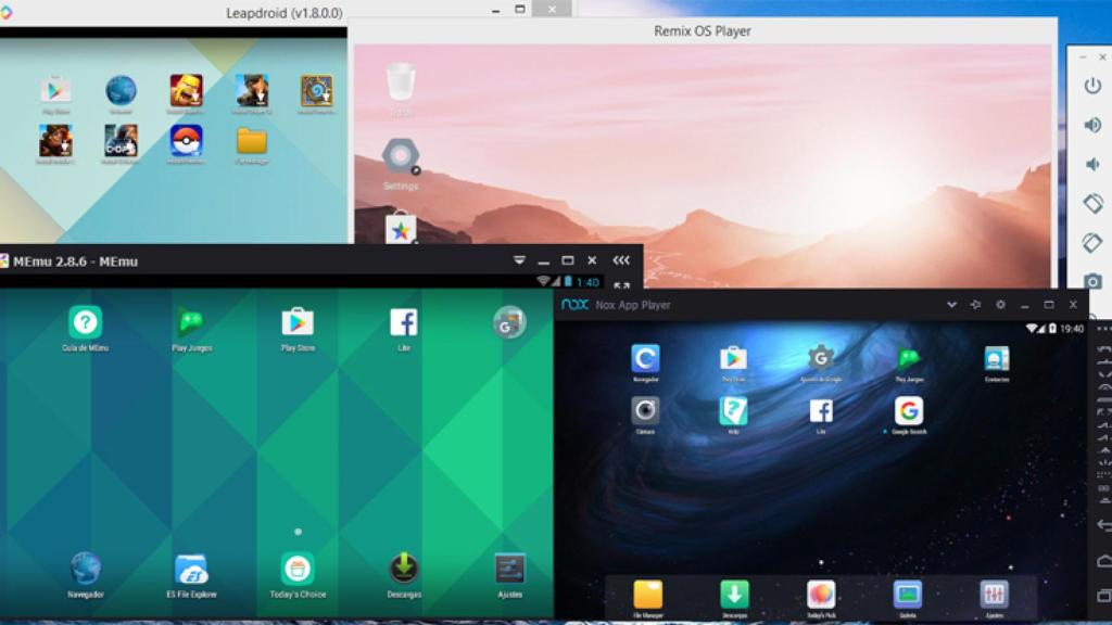 Los mejores emuladores de Android para ordenador