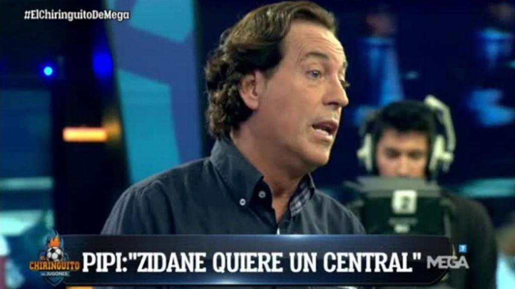 Pipi Estrada en El Chiringuito. Foto: Twitter (@elchiringuitotv)