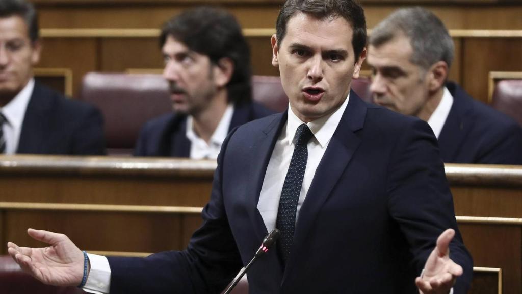 El líder de Cs, Albert Rivera, en una imagen de archivo.