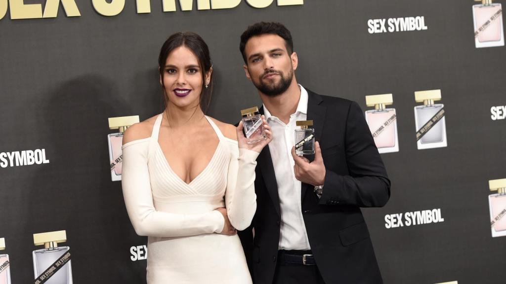 Cristina Pedroche y Jesús Castro en la presentación de su fragancia.