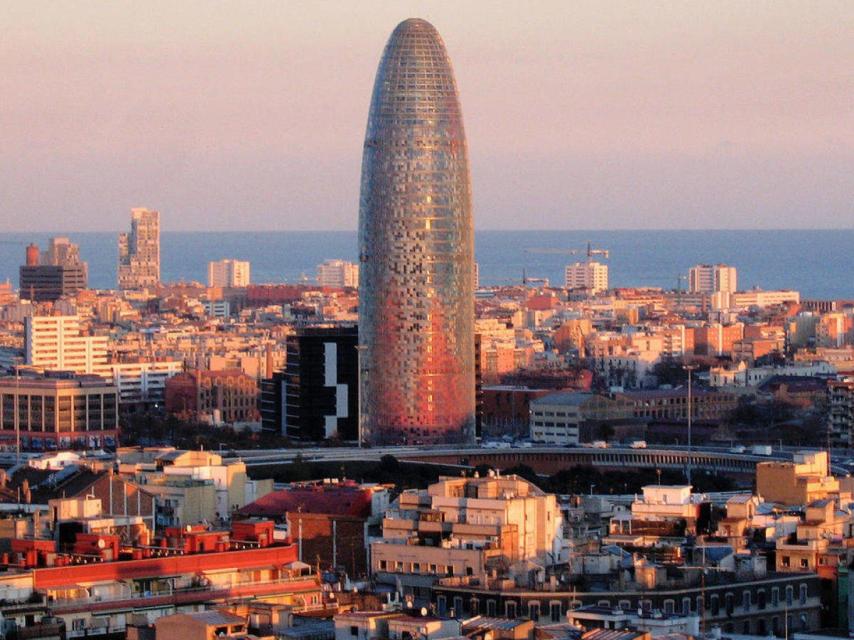 Vista panorámica de Barcelona.