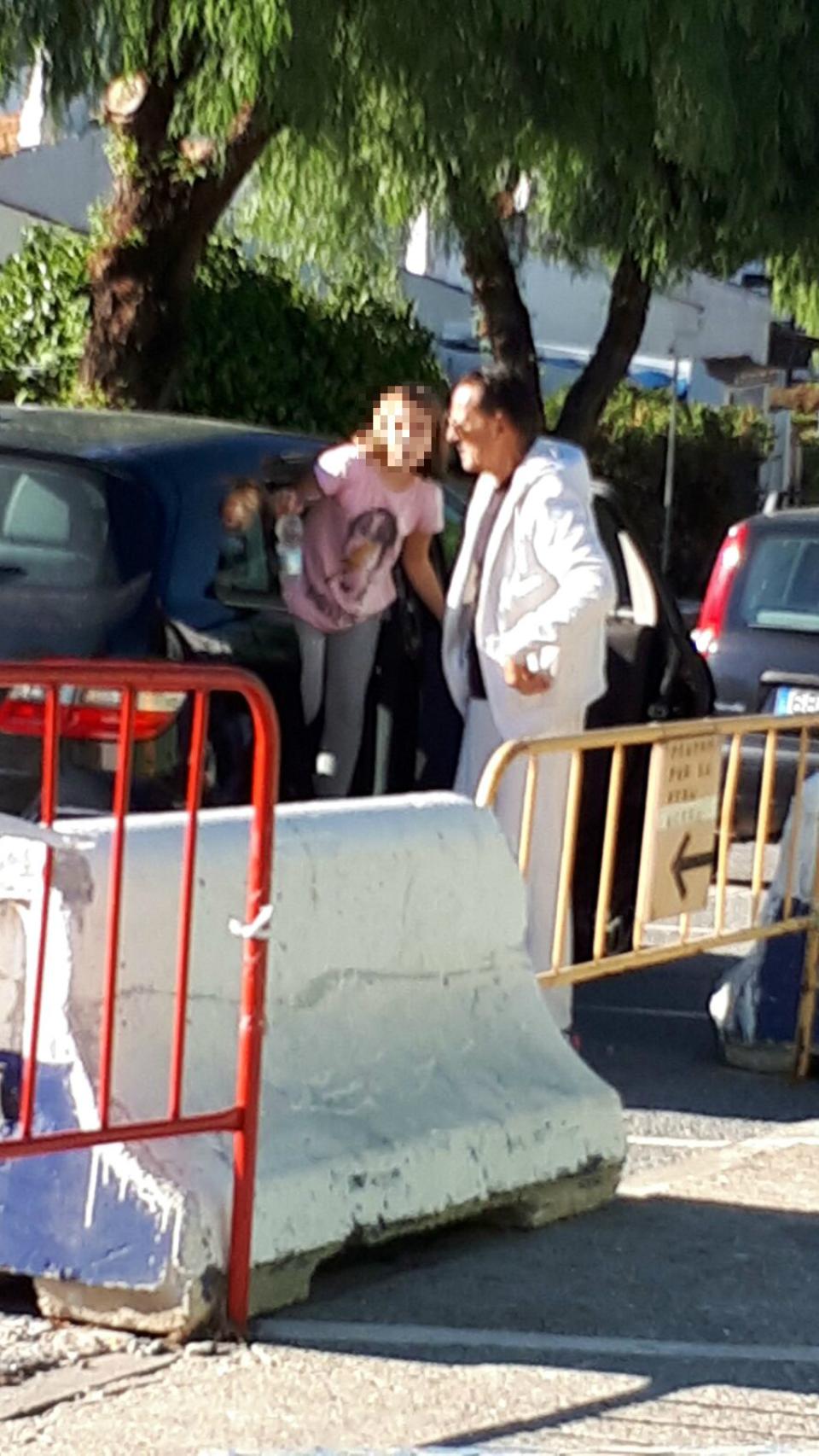 Julián Muñoz por las calles de Marbella.