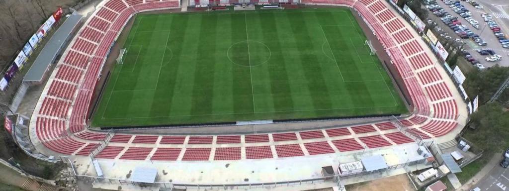 Vista general de Montilivi, estadio del Girona.