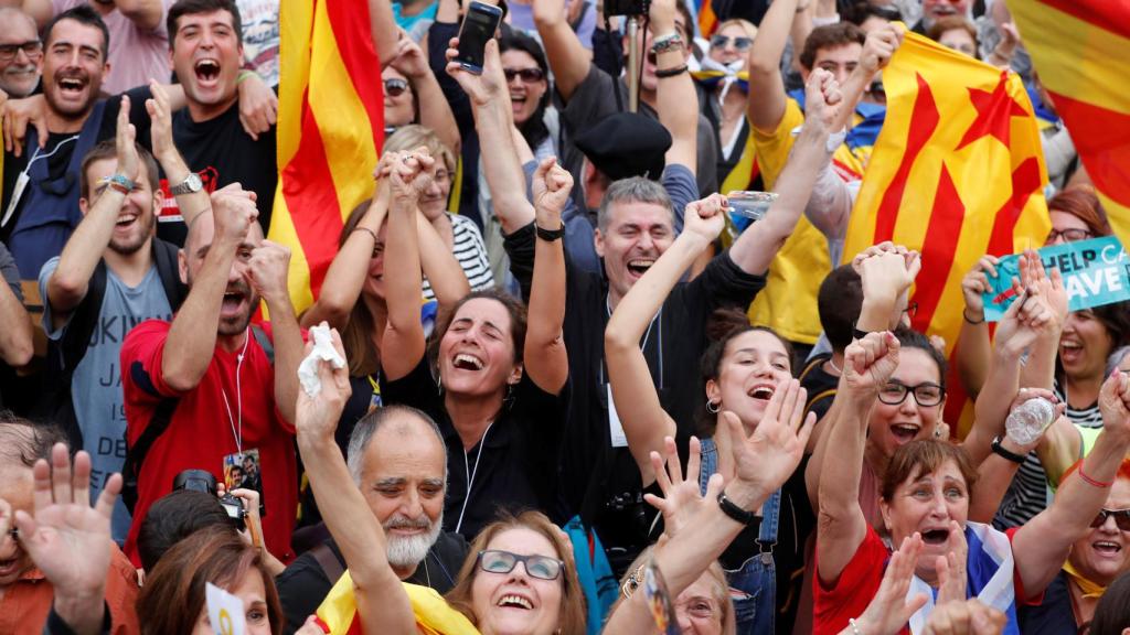 Imagen de una manifestación independentista.