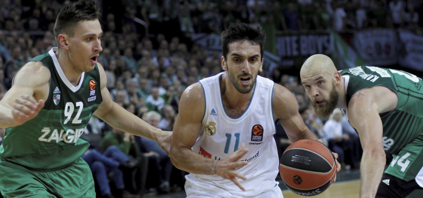 Facundo Campazzo ante el Zalgiris.