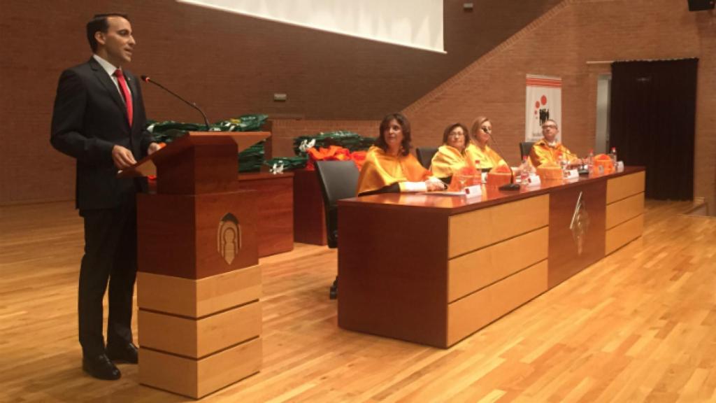 Pedro Palacios durante su intervención