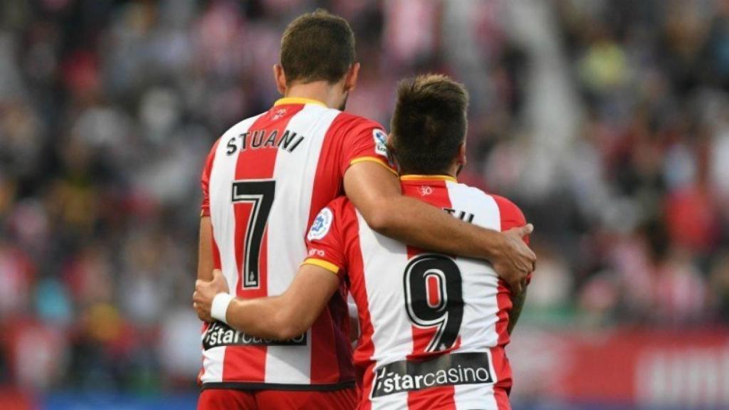 Stuani y Portu, verdugos del Real Madrid. Foto gironafc.cat
