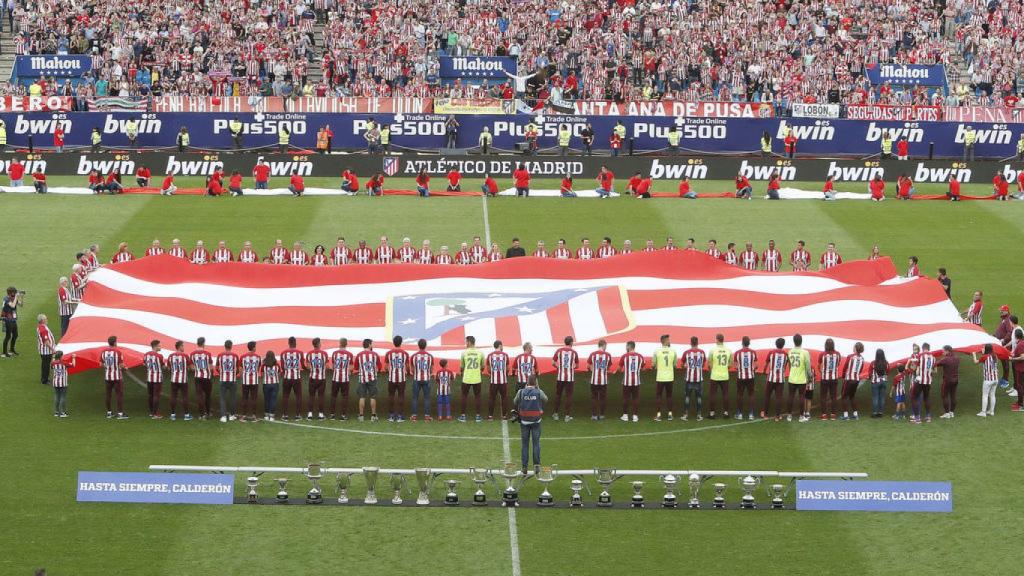 Despedida en el Vicente Calderón.