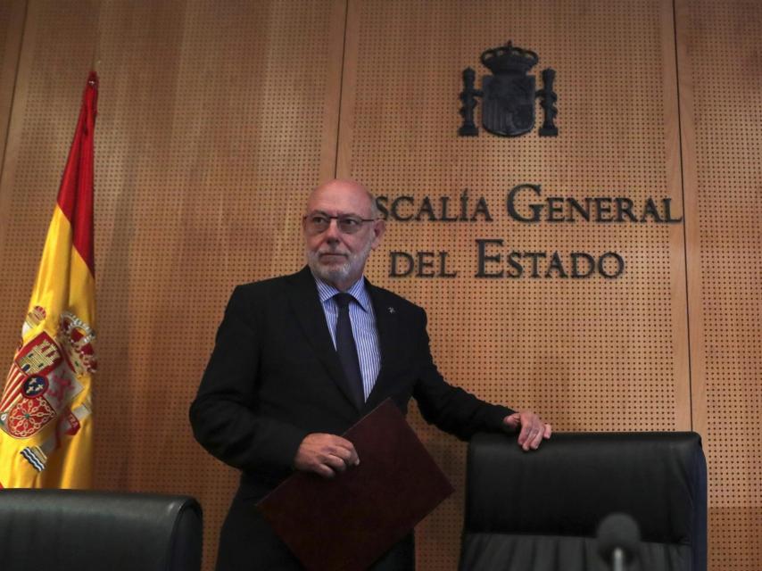 Maza, durante la rueda de prensa.