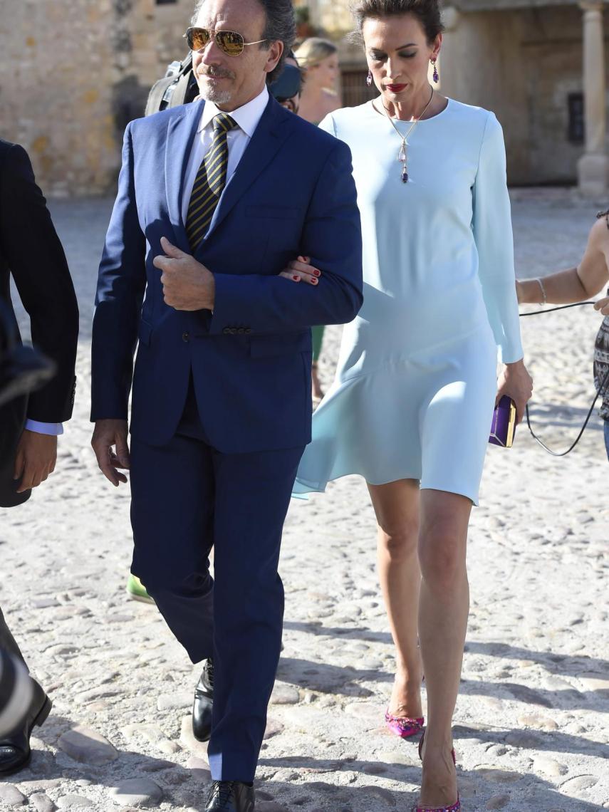 Marco Severini y Nieves Álvarez antes de su separación.