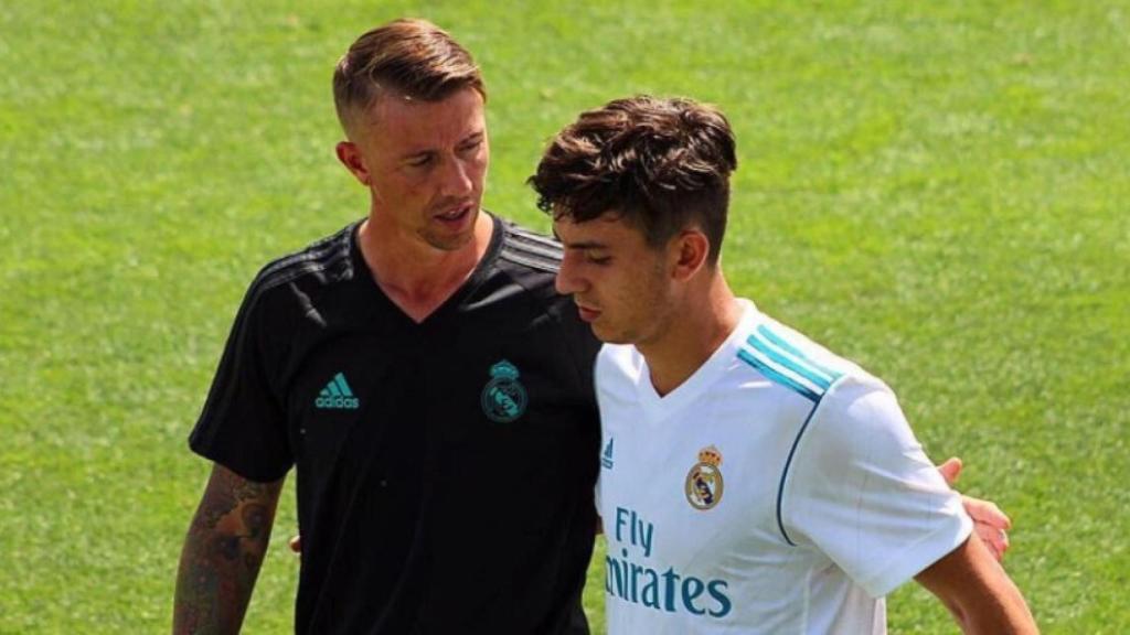 Victor Chust y Guti. Foto: Twitter (@victorch5).