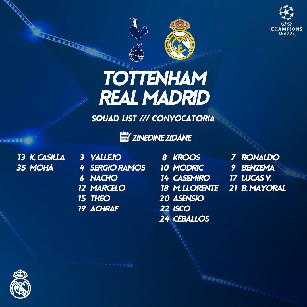 Varane se cae de la convocatoria contra el Tottenham