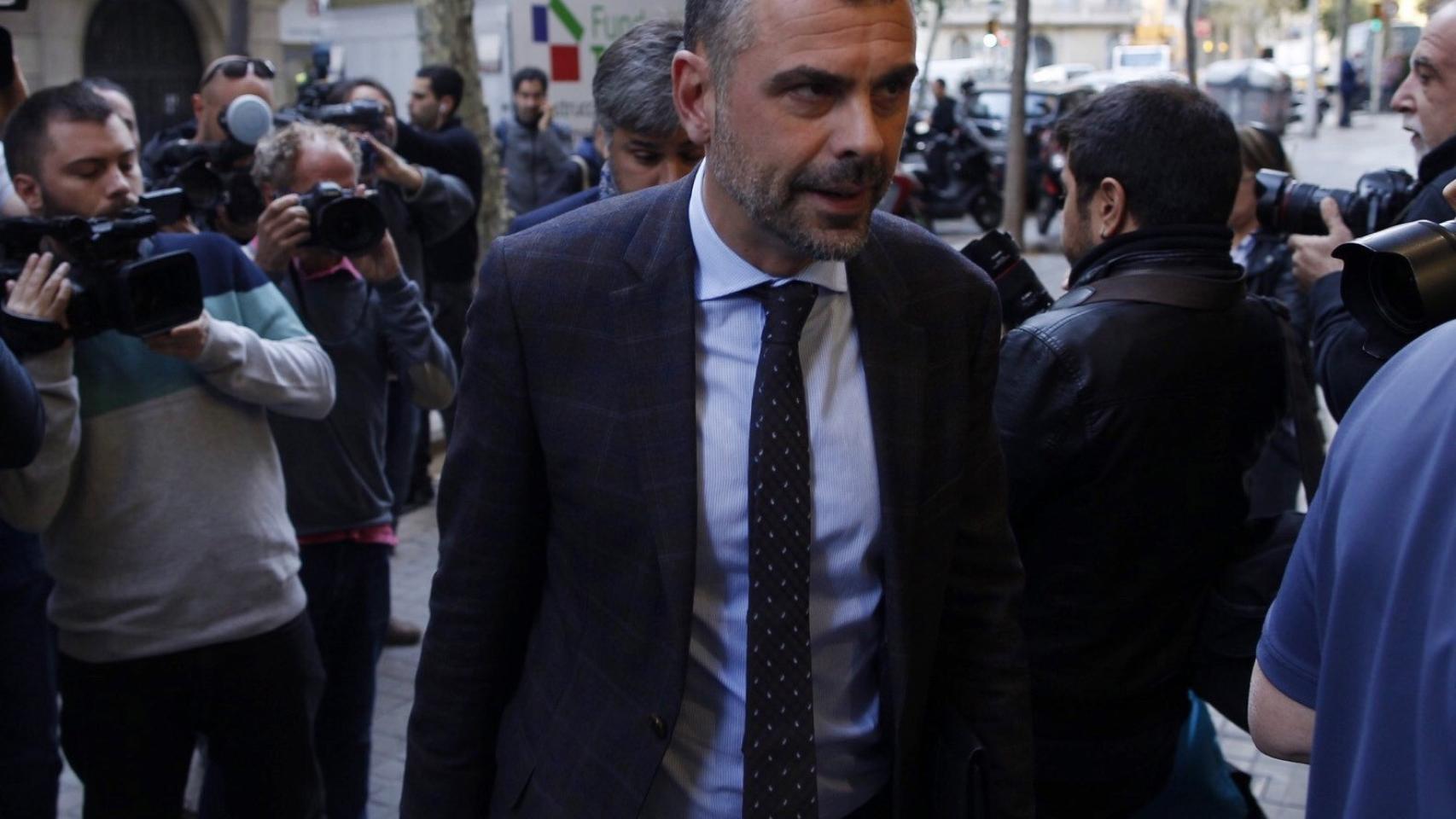 Santi Vila, este lunes en Barcelona.