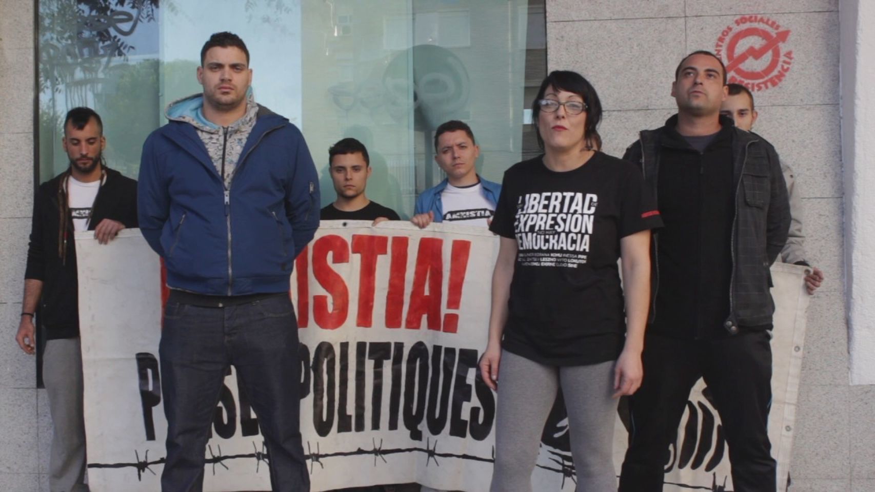 Los miembros de la banda de hip hop 'La Insurgencia'