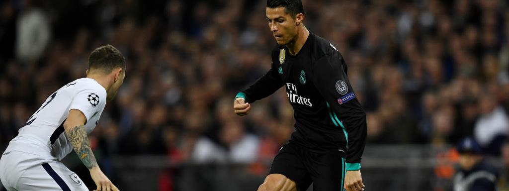 Cristiano Ronaldo, durante el partido ante el Tottenham