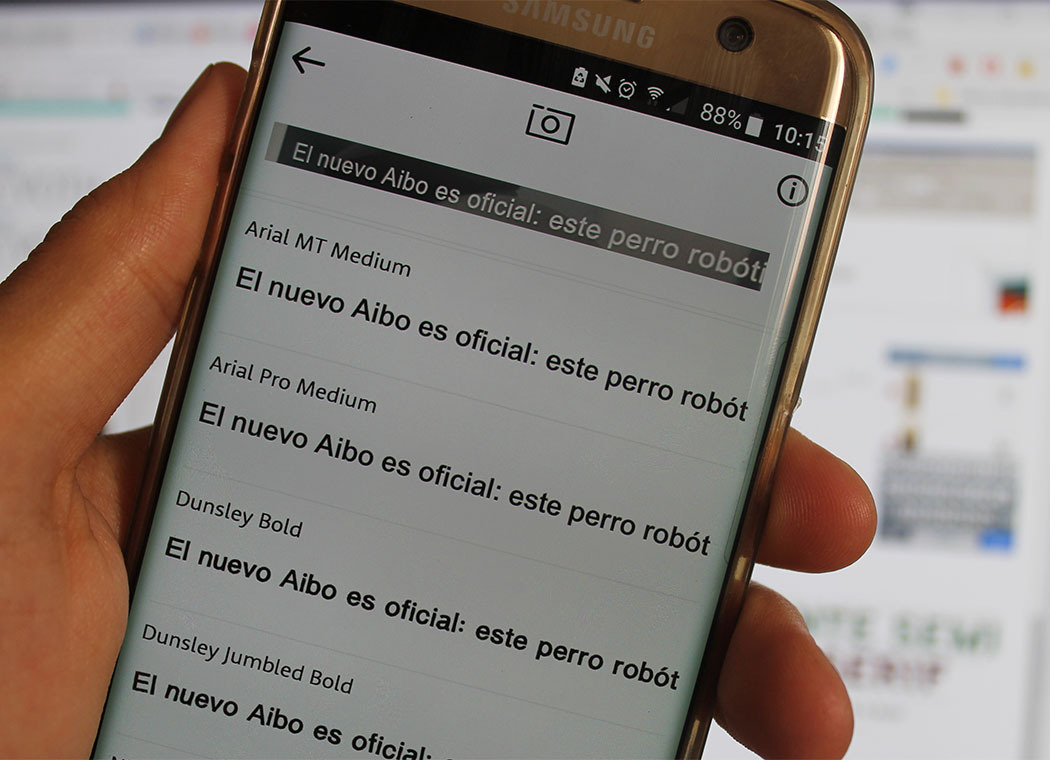 what the font samsung galaxy s7 aplicacion movil tipografia fuente tipografica