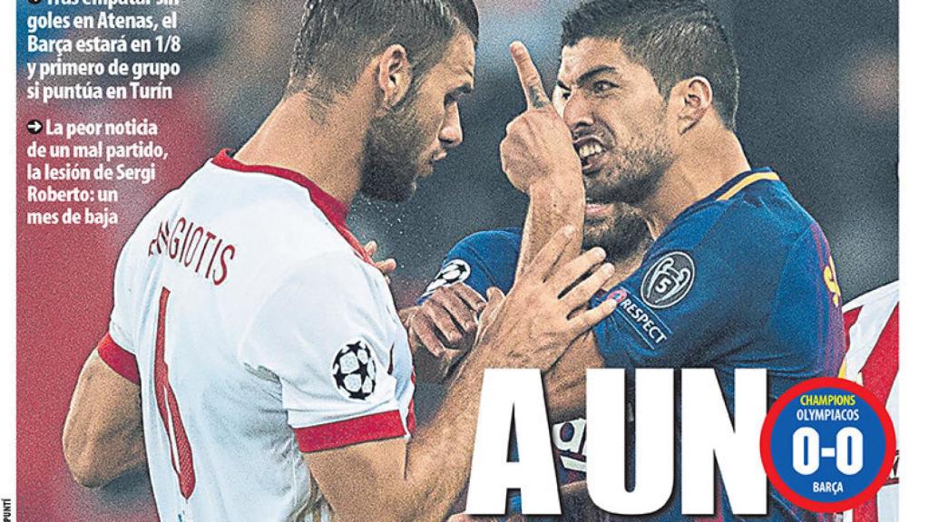 Portada Mundo Deportivo (01/11/17)